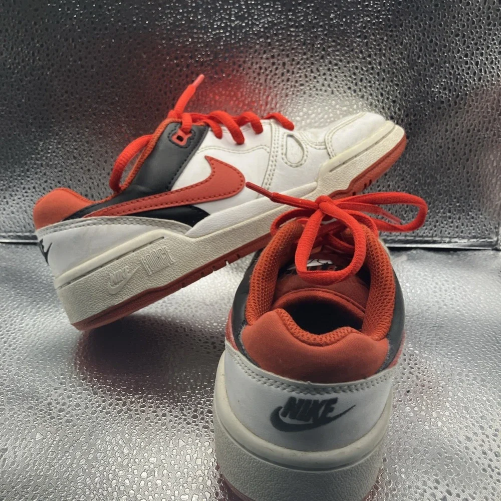 Nike Full Force Low GS White/Black/Mystic Red Size 1